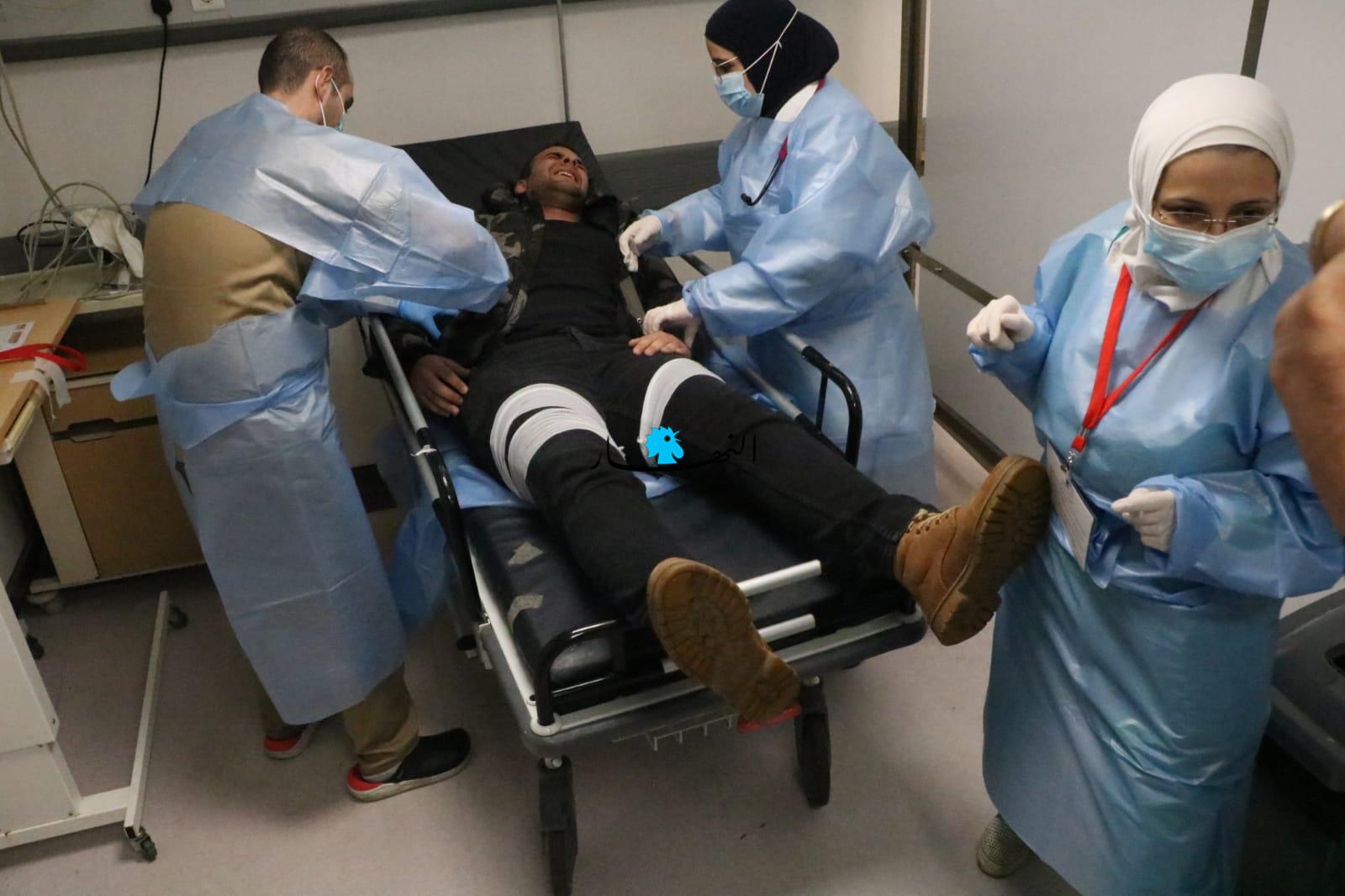 مناورة في مستشفى رفيق الحريري حول الكفاءة والجهوزية لمواجهة أي عدوان على لبنان (صور)